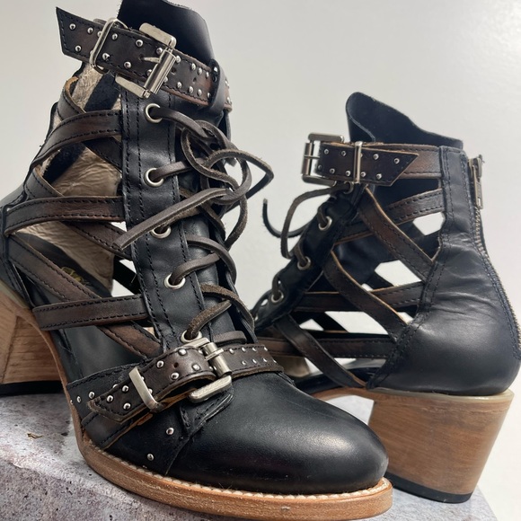 Freebird Cheyenne Leather Ankle Boot